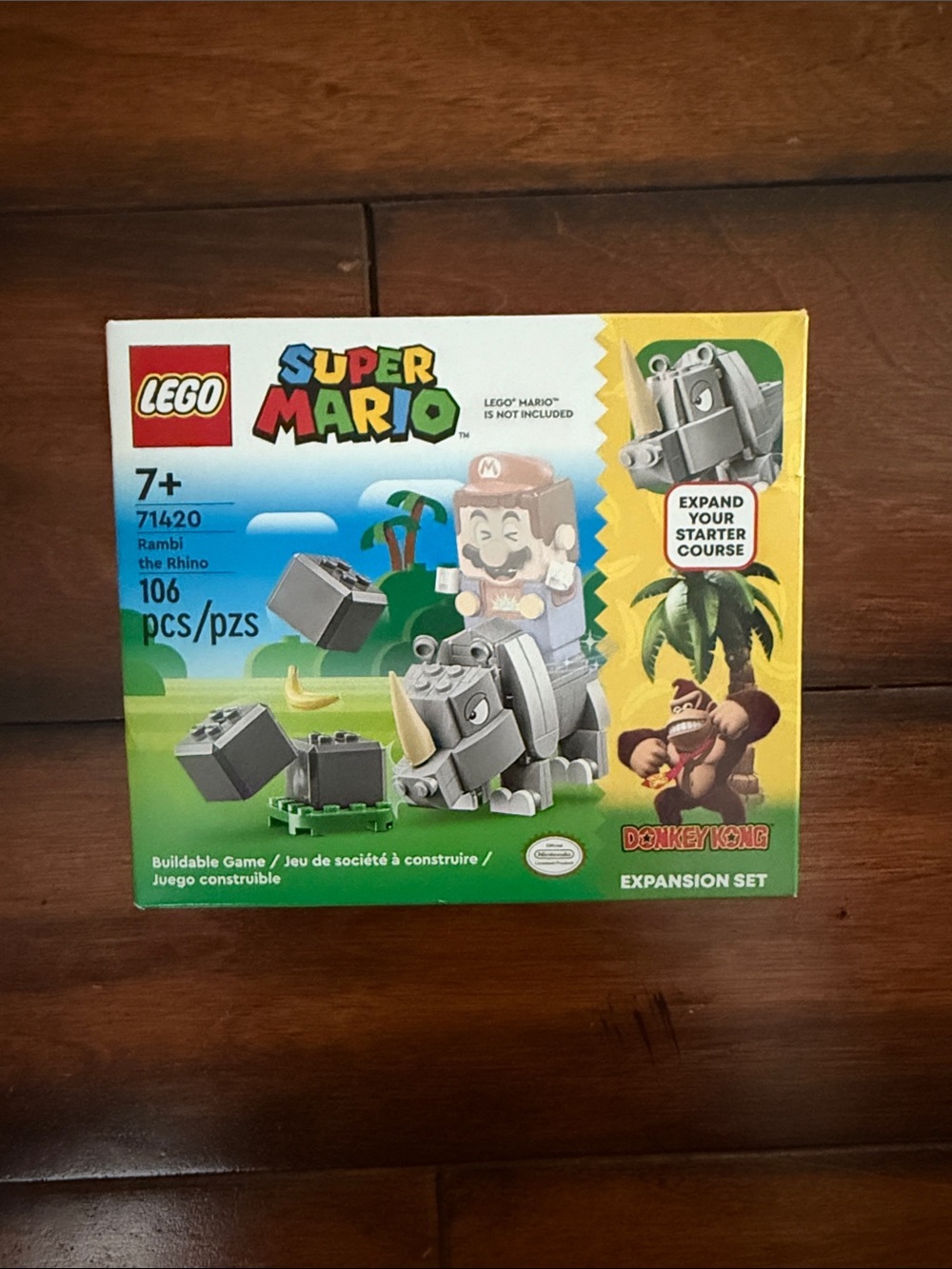 LEGO Super Mario Rambi the Rhino Expansion Set - retired